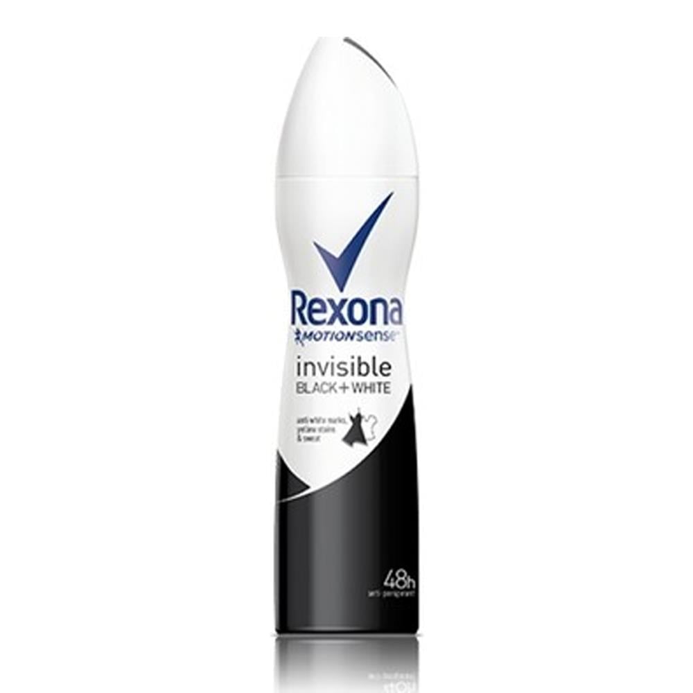 REXONA DEO INVISIBLE BLACK WHITE 150 ML