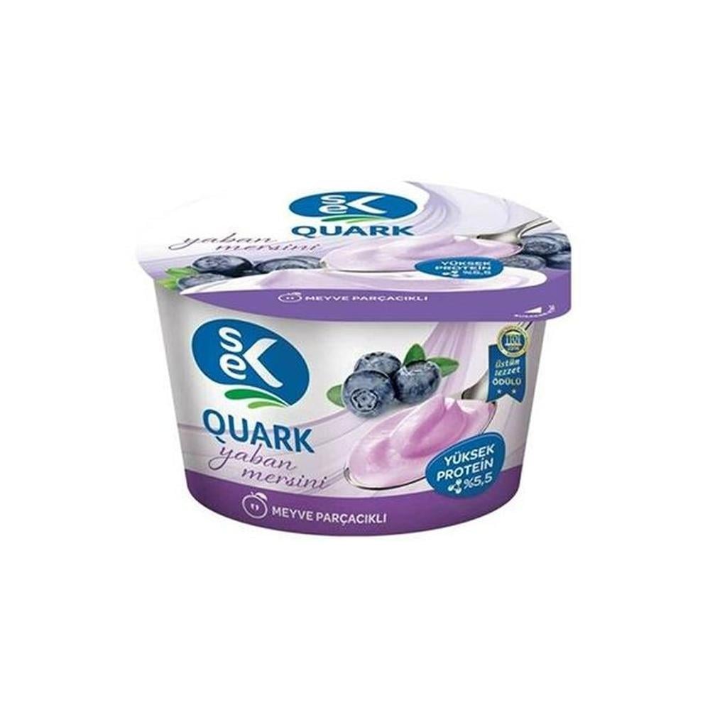 SEK QUARK MEYVELI YOGURT YABAN MERSINI 140 GR