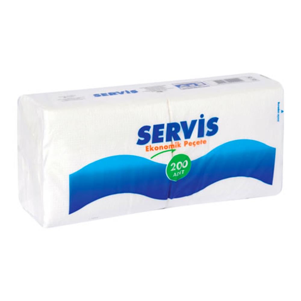 SERVIS PECETE BEYAZ 22x26.5 CM 200 LU