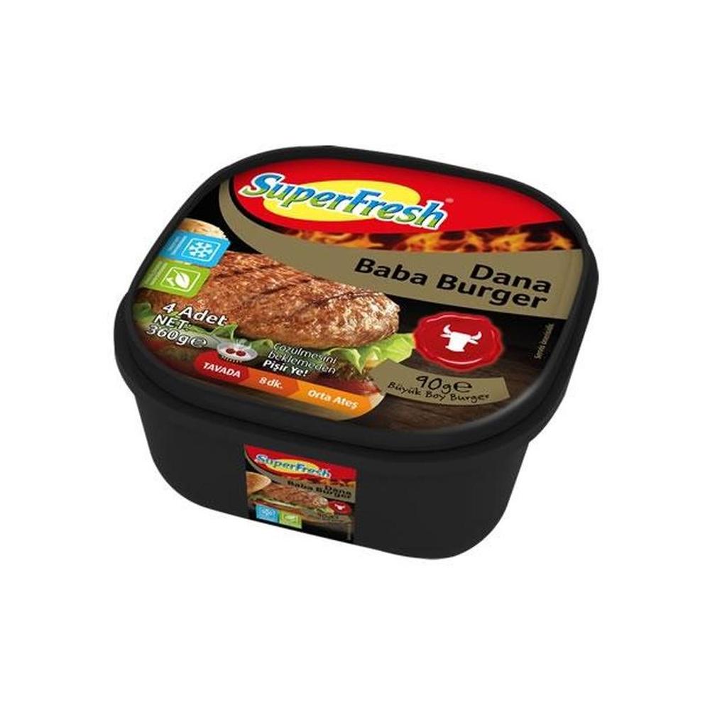 SUPERFRESH BABA HAMBURGER KOFTE 360 GR