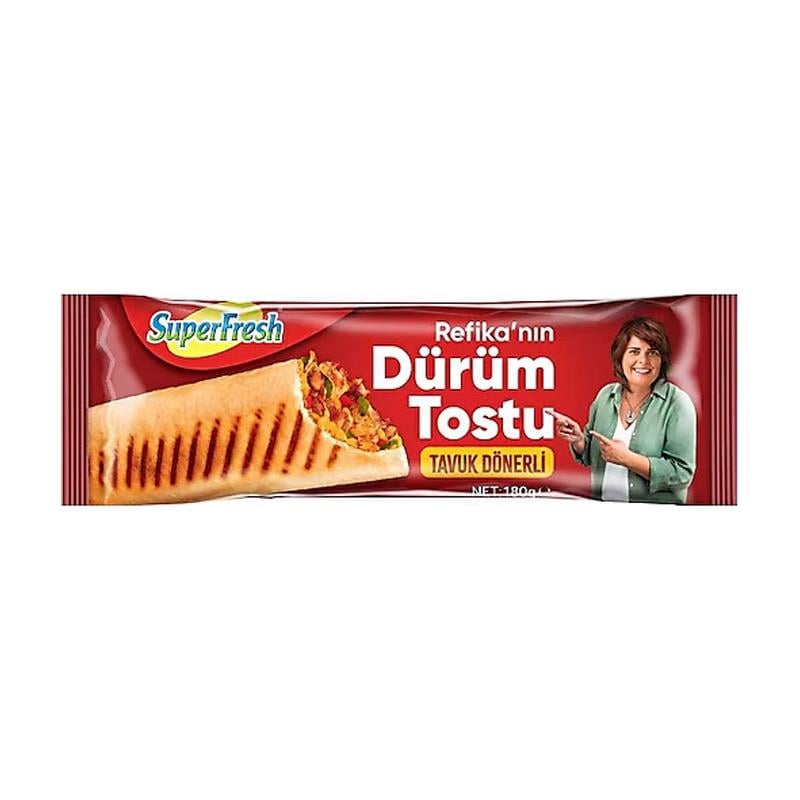 SUPERFRESH DURUM TOSTU TAVUK DONERLI 180 GR