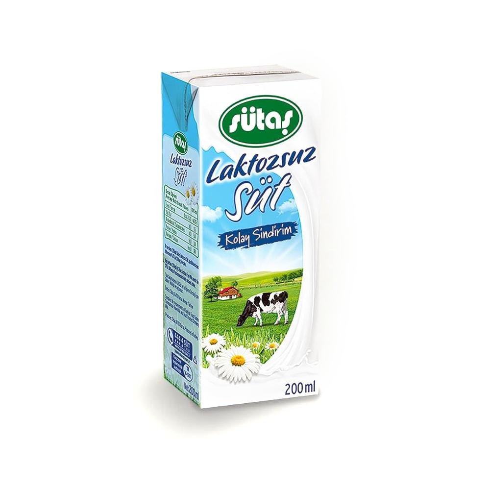 SUTAS SUT LAKTOZSUZ 200 ML