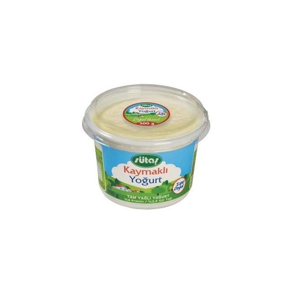 SUTAS YOGURT KAYMAKLI 500 GR