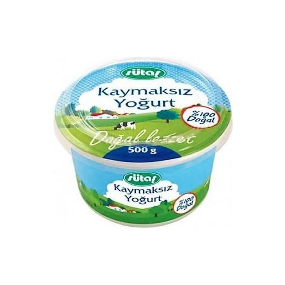 SUTAS YOGURT KAYMAKSIZ 500 GR