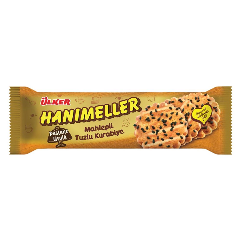 ULKER (1190-5 ) HANIMELLER MAHLEPLI TUZLU KURABIYE 81 GR