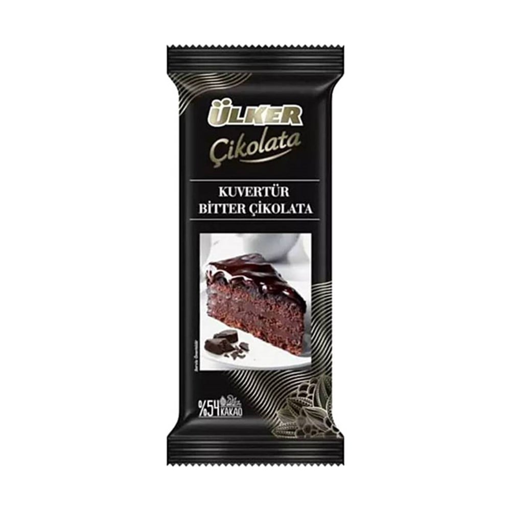 ULKER (17807-9) CIKOLATA KUVERTUR BITTER 200 GR
