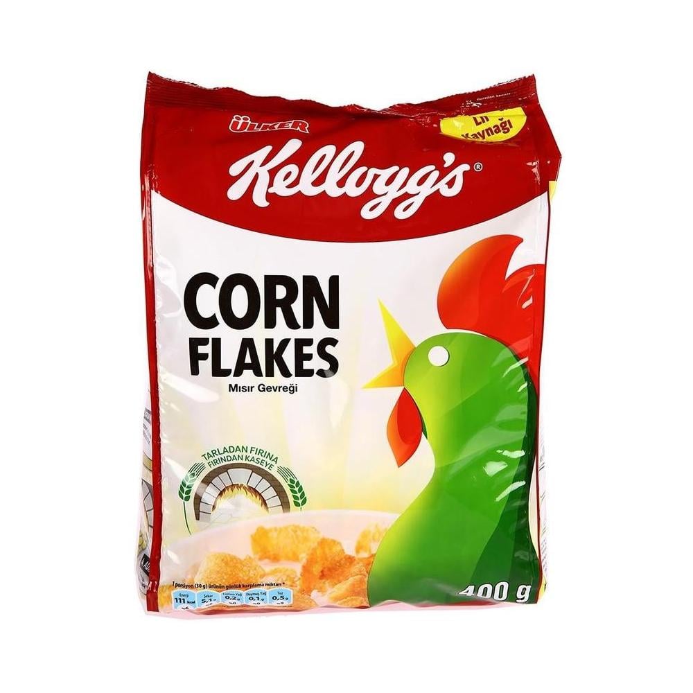 ULKER (2716-2) KELLOGG S CORN FLAKES SADE 400 GR