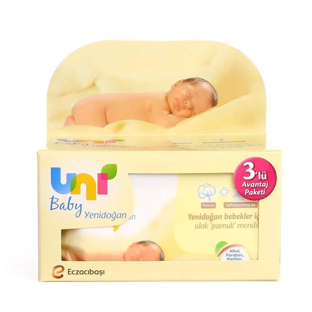 UNI BABY ISLAK MENDIL YENIDOGAN 3x40