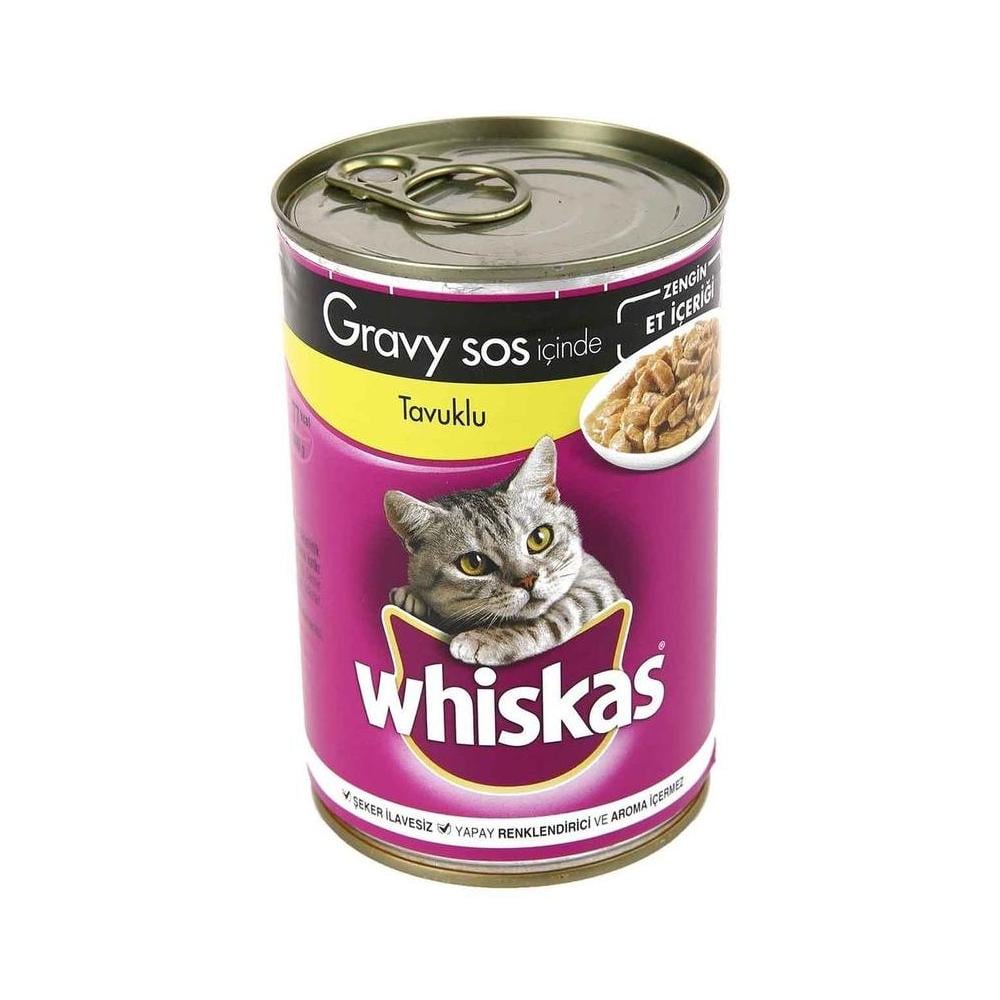 Whiskas Erişkin Tavuklu Konserve Kedi Maması 400 Gr