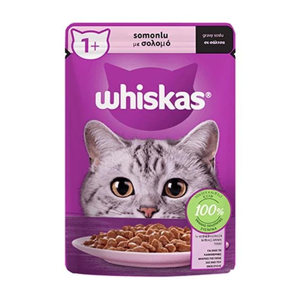 WHISKAS POUCH SOMONLU 85 GR