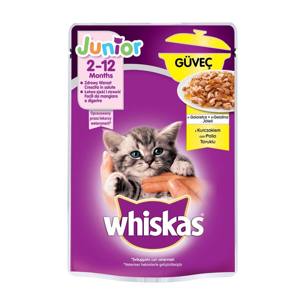 Whiskas Pounch Tavuklu Junior 85 Gr