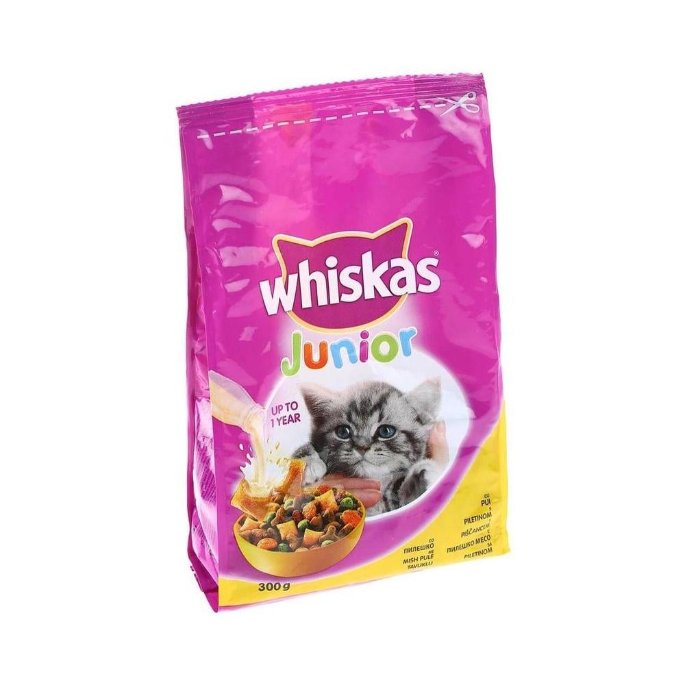 Whiskas Yavru Tavuklu Kuru Kedi Maması 300 Gr