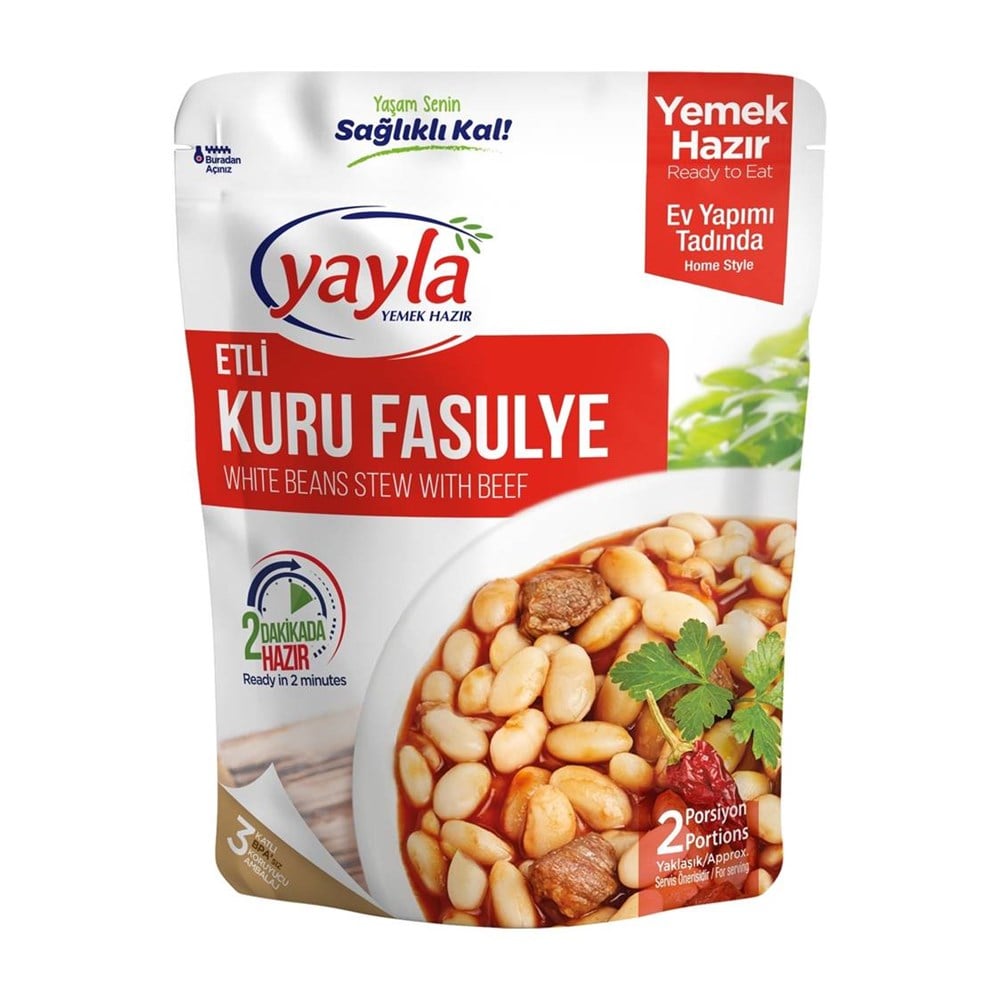 YAYLA HAZIR PISMIS YEMEK ETLI FASULYE 250 GR
