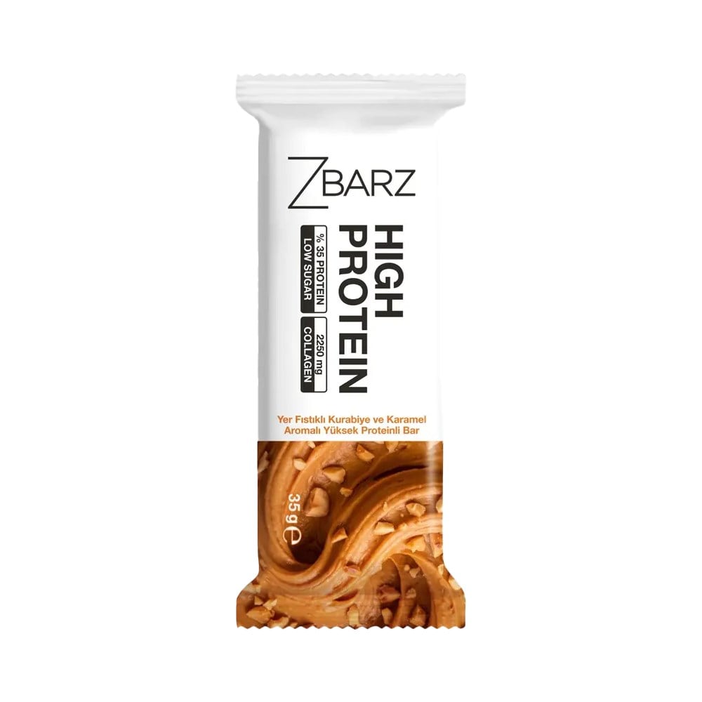 ZBARZ PROTEIN BAR YER FISTIK KURABIYE & KARAMEL 35 GR