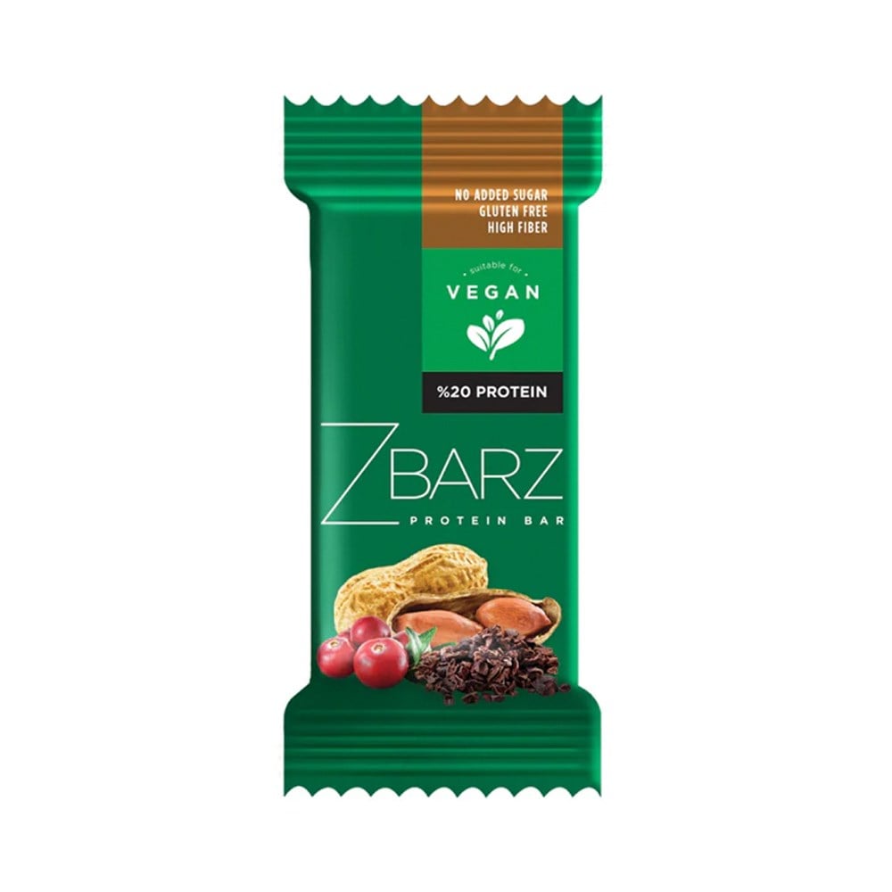 ZBARZ PROTEINLI MEYVE BAR VEGAN YER FISTIKLI 35 GR
