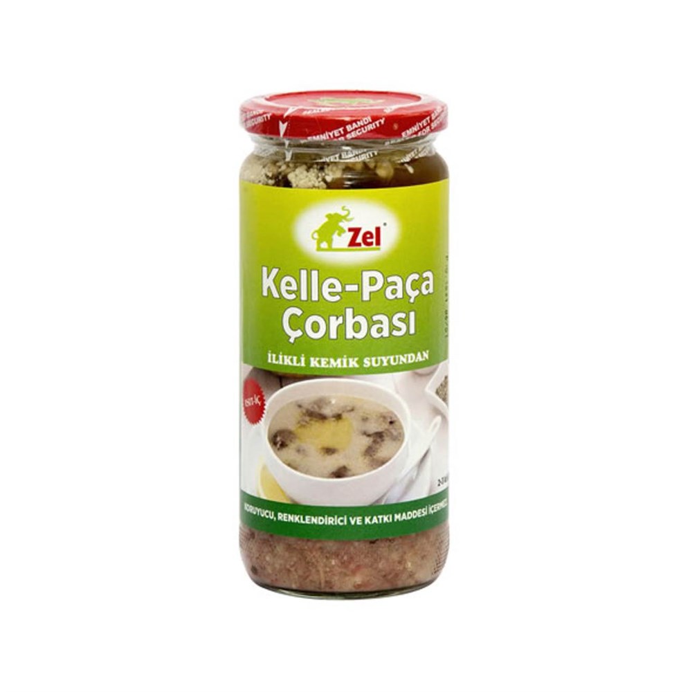 Zel İlikli Kemik Suyu Kelle Paça Çorbası 480 Ml