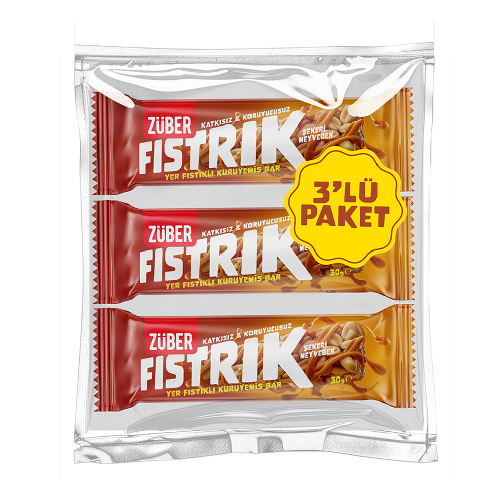 ZUBER FISTRIK Y.FISTIKLI KURUYEMIS BAR 3x30 GR
