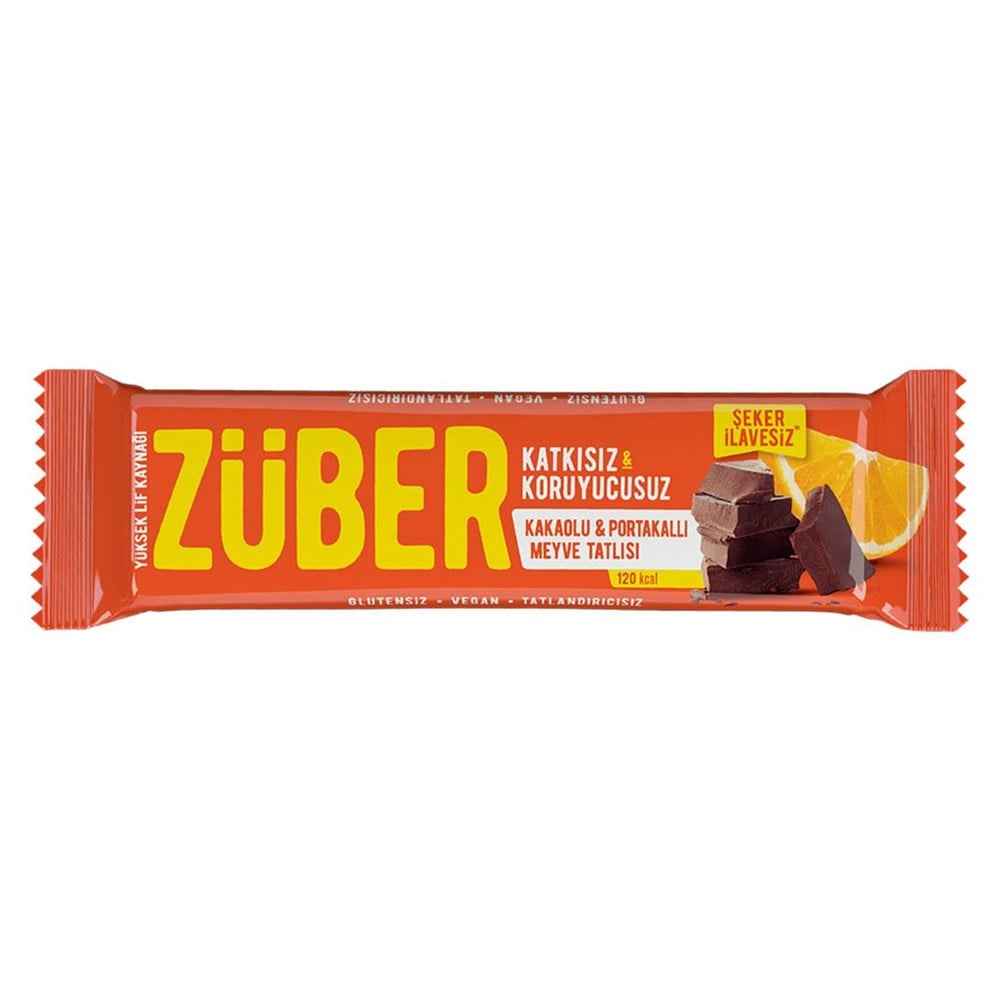 ZUBER KAKAO&PORTAKALLI  BAR 40 GR