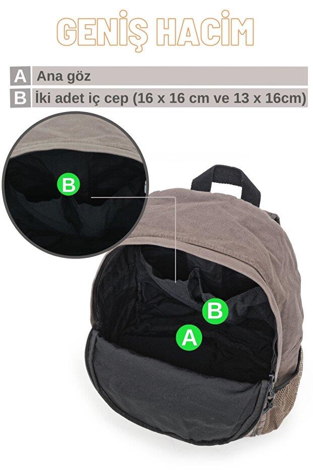 7094 NORTH DAKATO BAG BRAND SIRT ÇANTASI 009 KAHVE