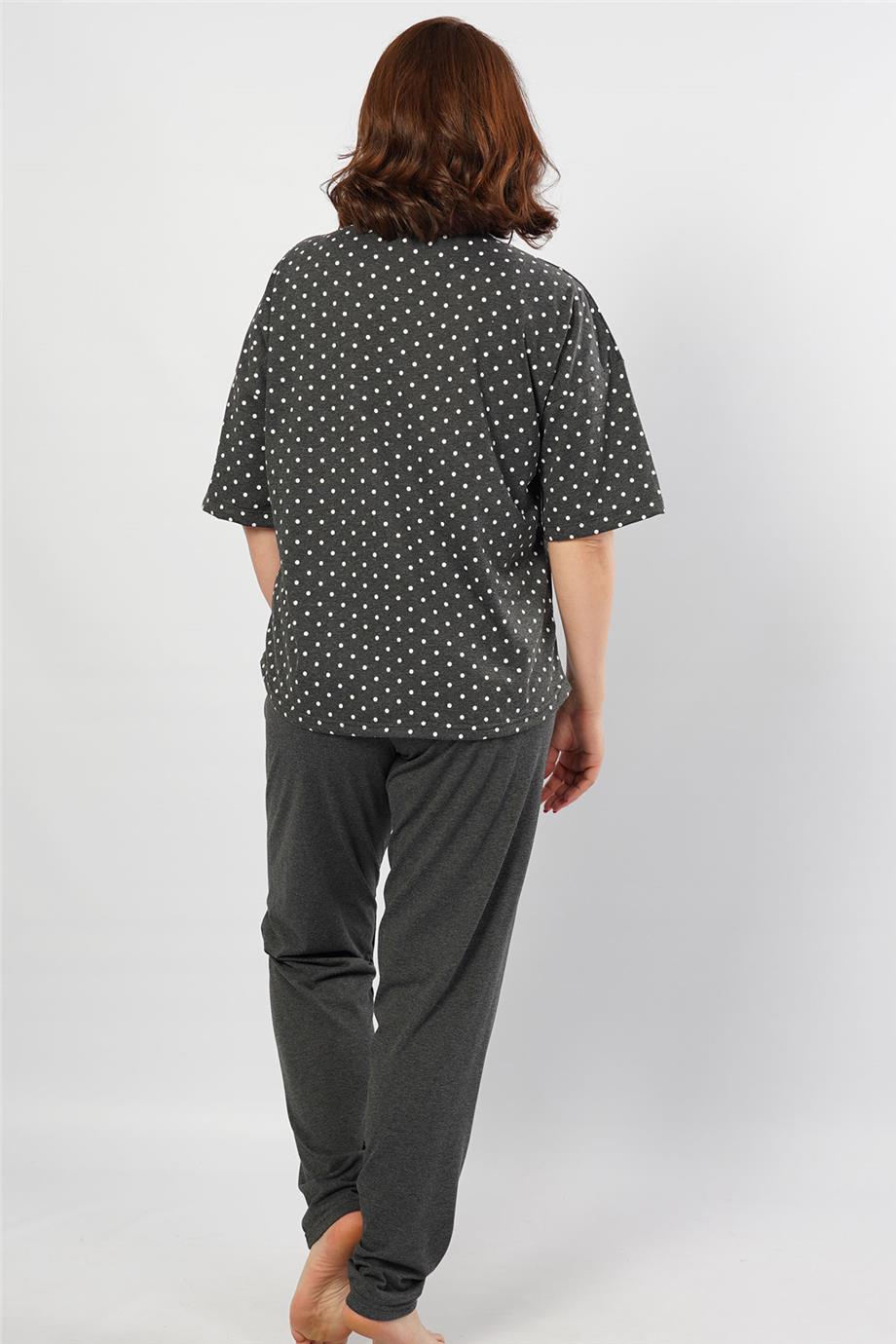 1040110401 Bayan P.Suprem Xxl Kısa Kol Pıjama Takım