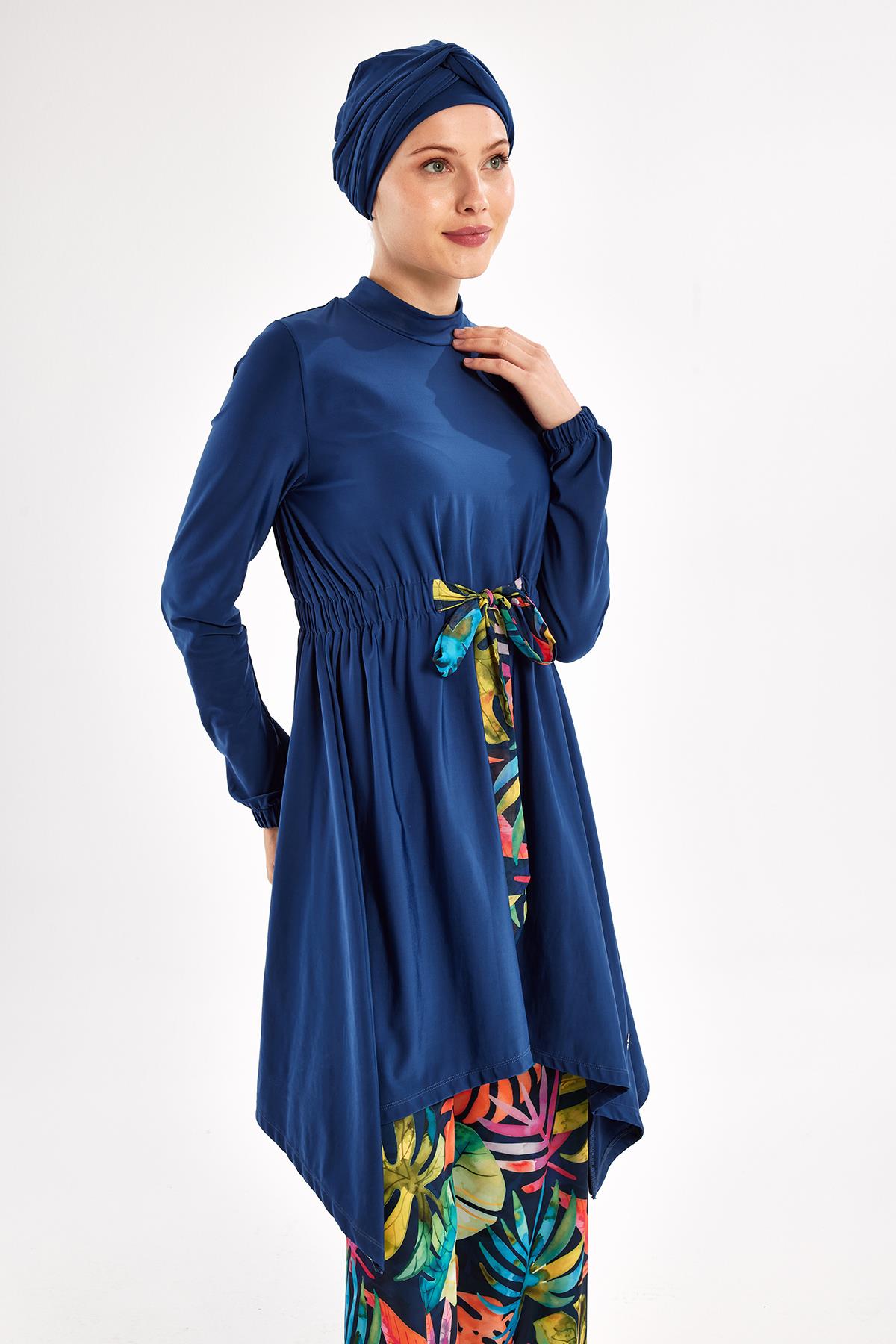 Adasea 251119 Kadın Bloom Uzun Kollu Tesettür Mayo