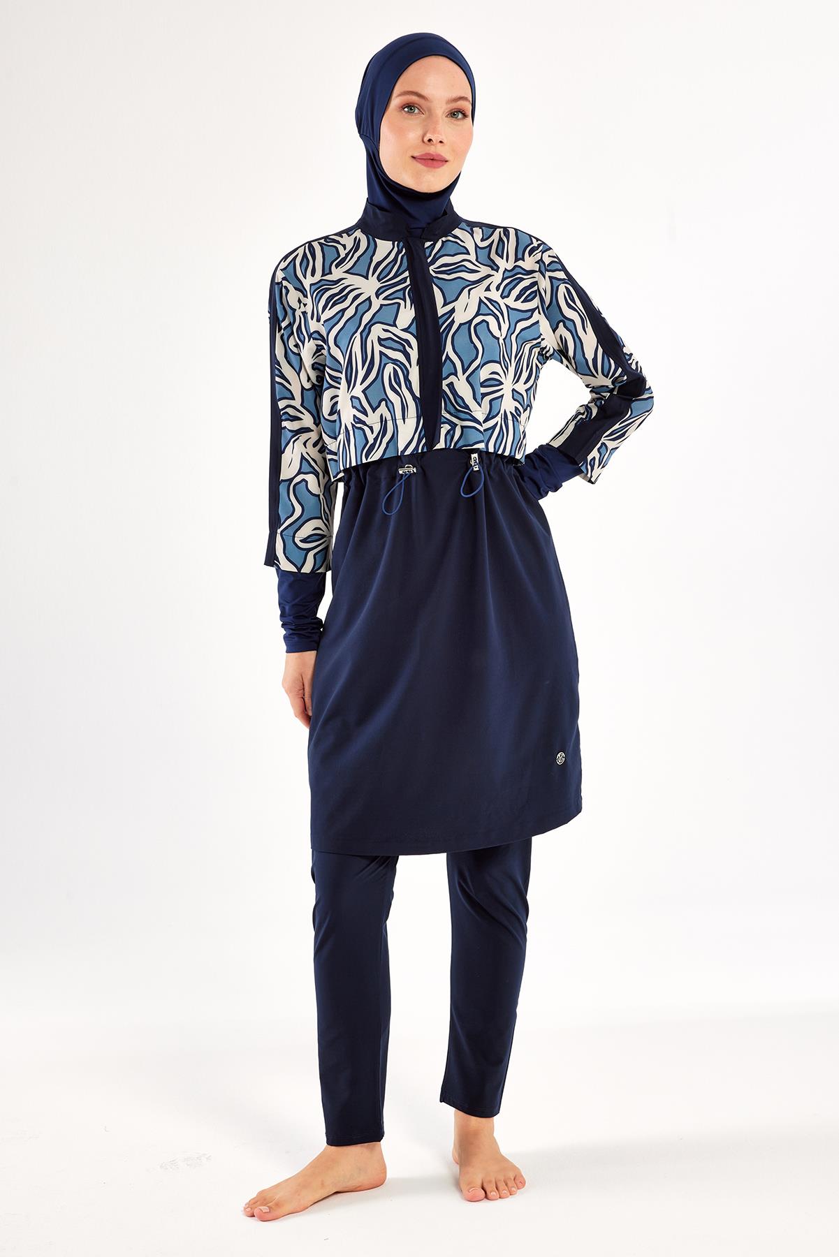 Adasea 251213 Kadın Feyra Uzun Kollu Tesettür Mayo