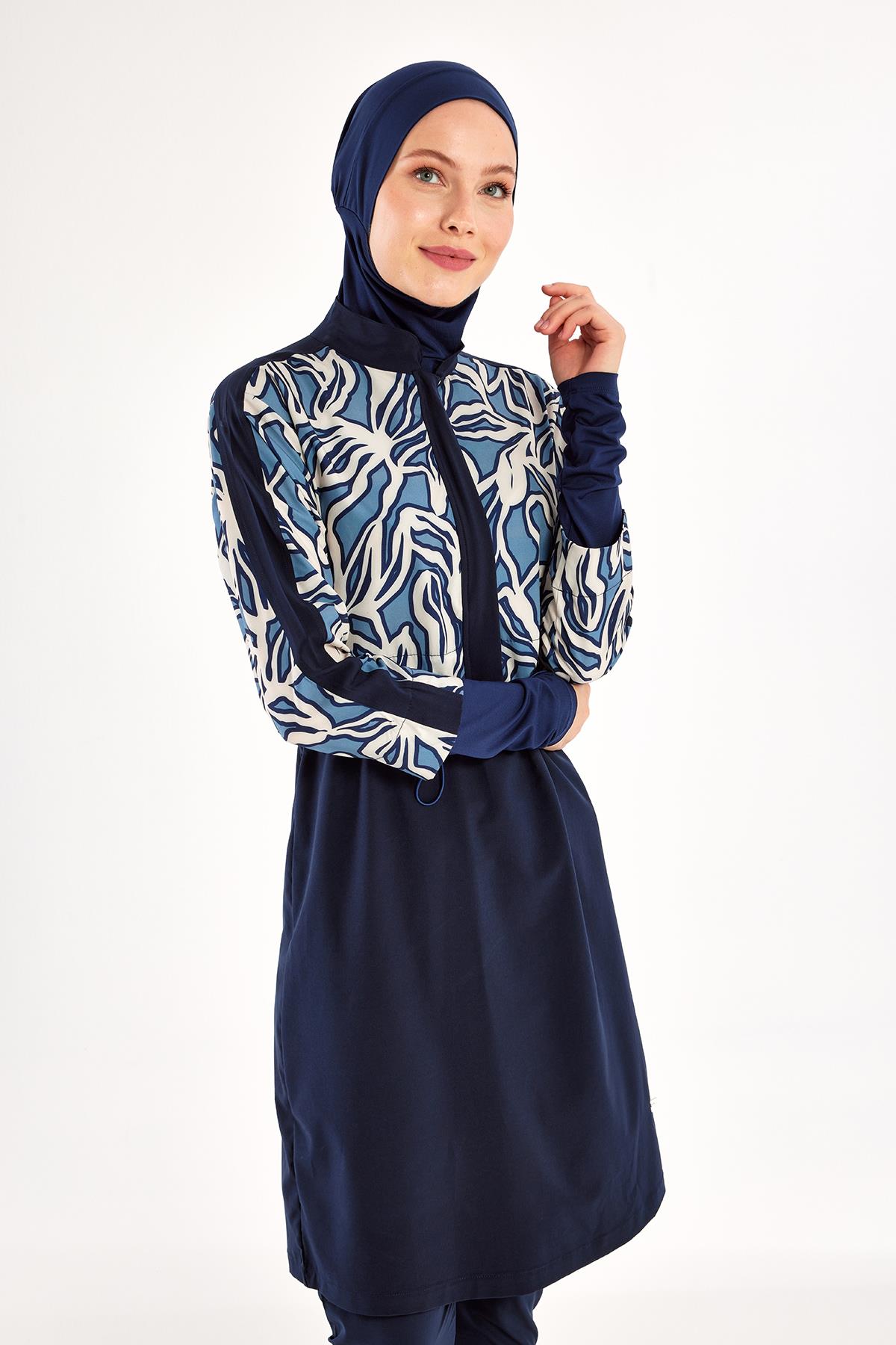 Adasea 251213 Kadın Feyra Uzun Kollu Tesettür Mayo