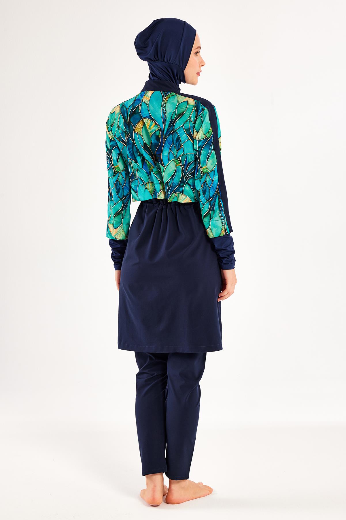 Adasea 251216 Kadın Elena Uzun Kollu Tesettür Mayo