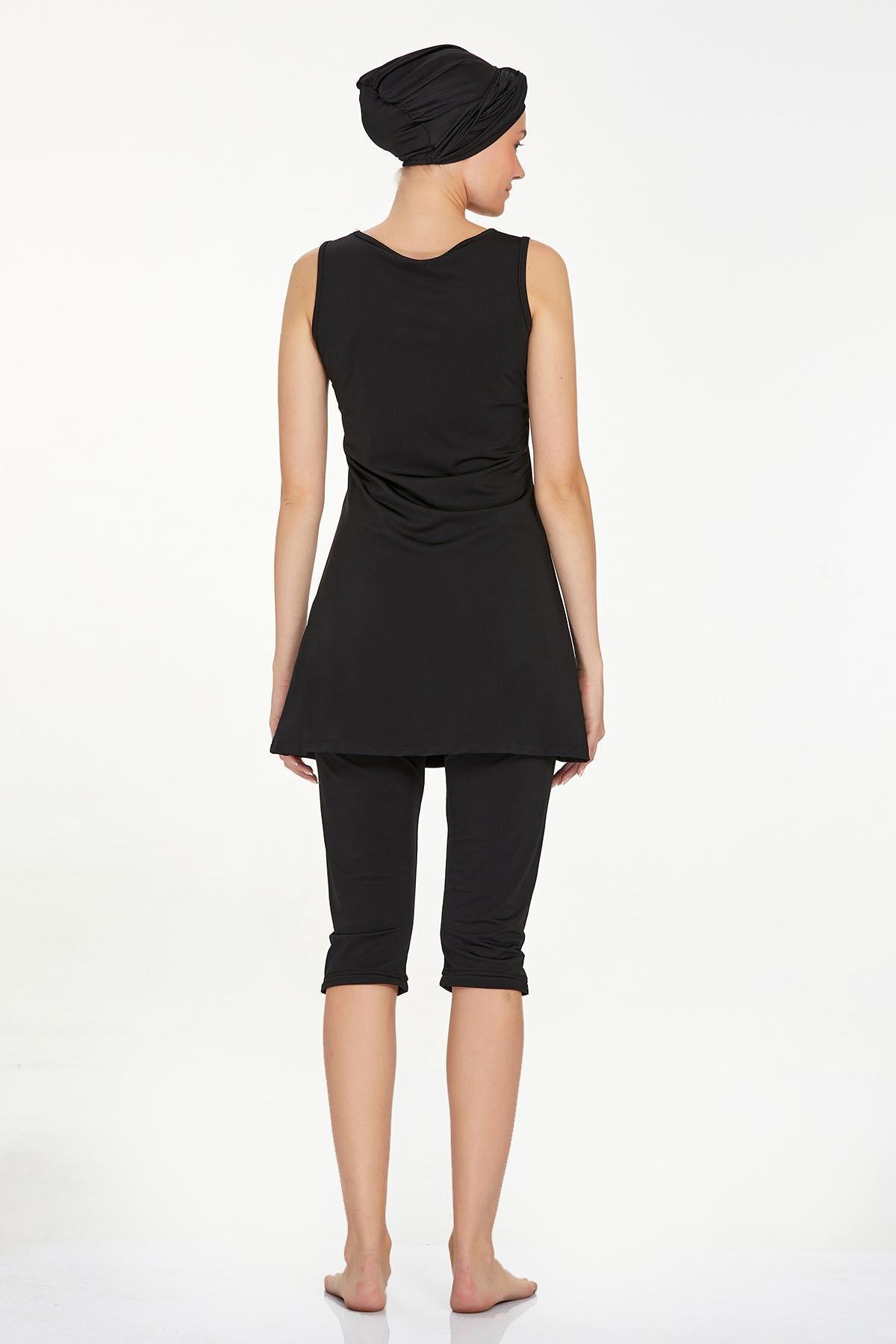 Adasea 4453 Kadın Uzun Kollu Likralı Tam Kapalı Tesettür Mayo