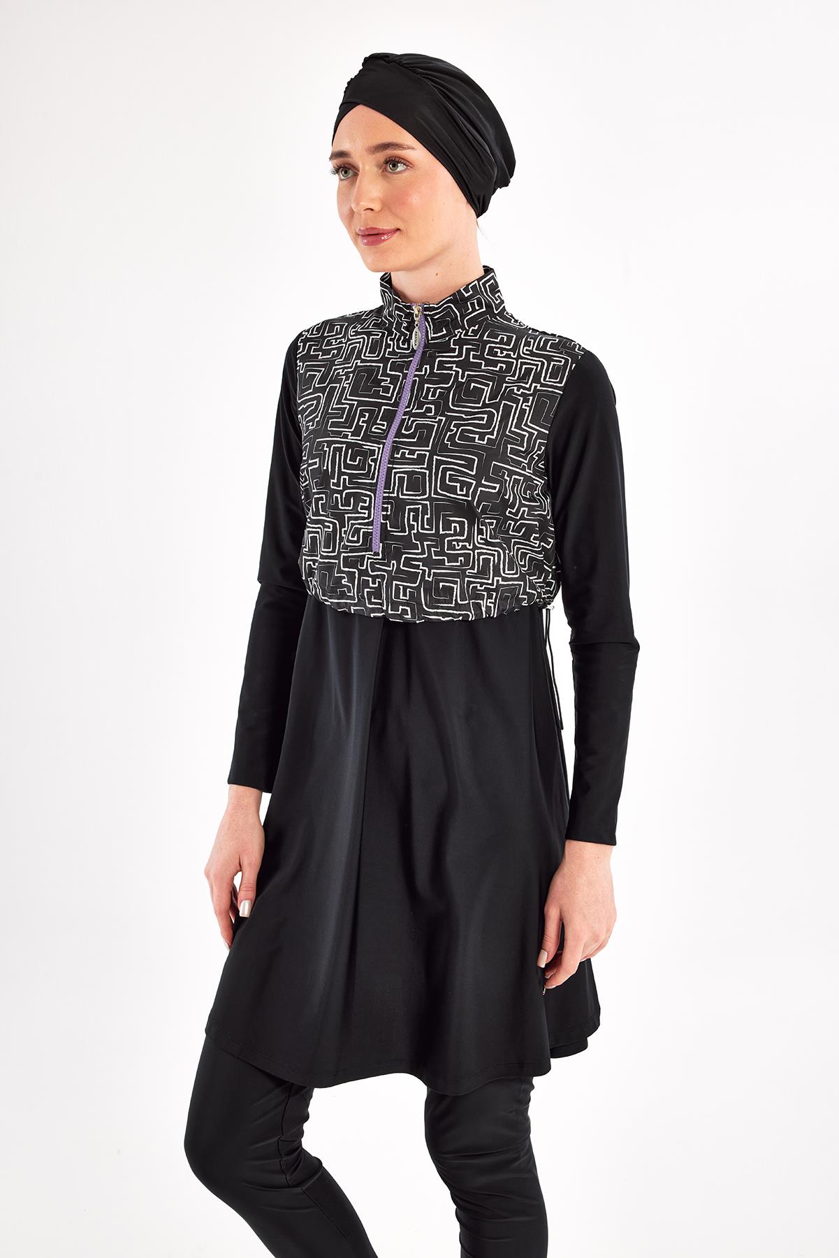 Adasea 4538 (251106) Kadın Zeyden Uzun Kollu Tesettür Mayo