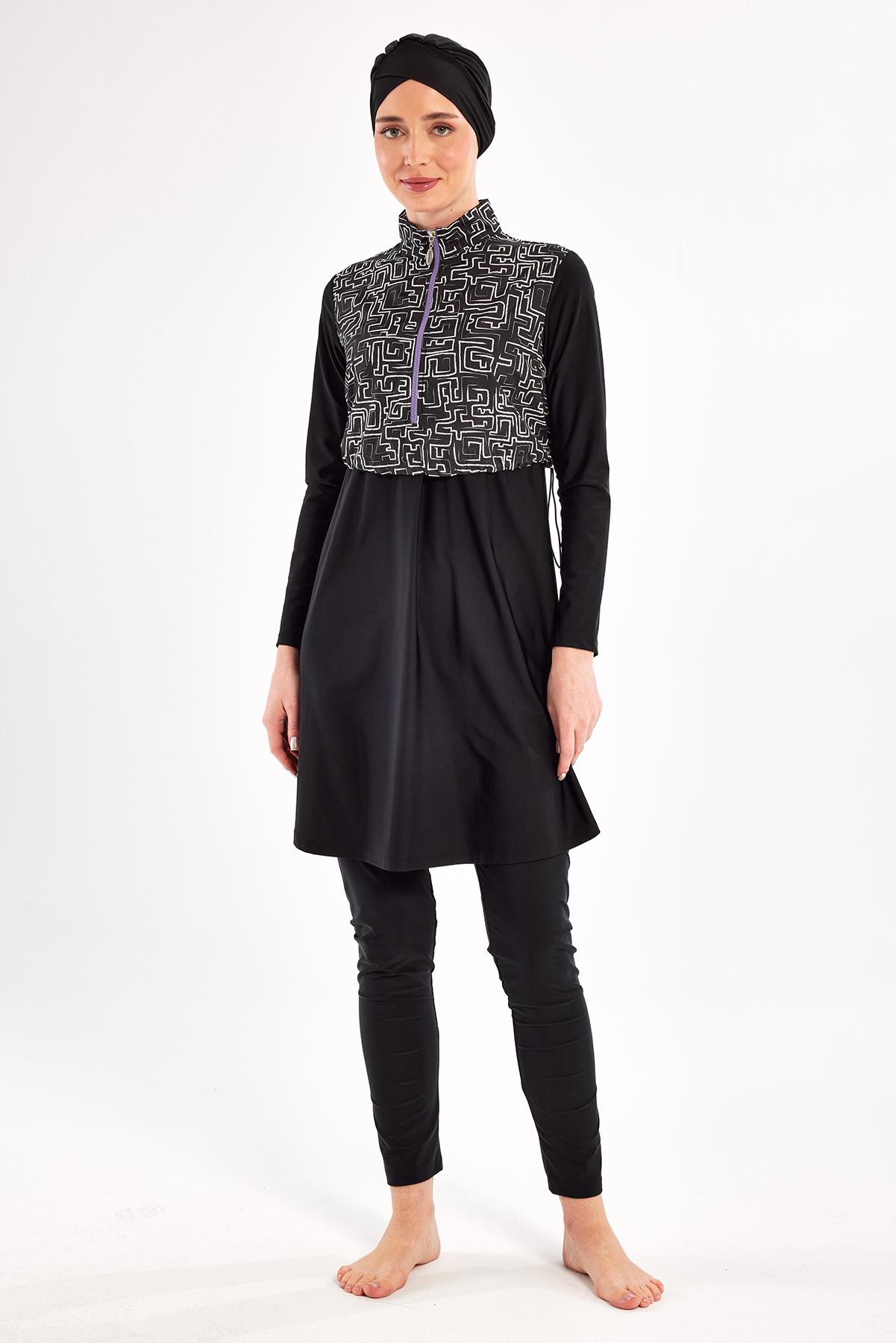 Adasea 4538 (251106) Kadın Zeyden Uzun Kollu Tesettür Mayo