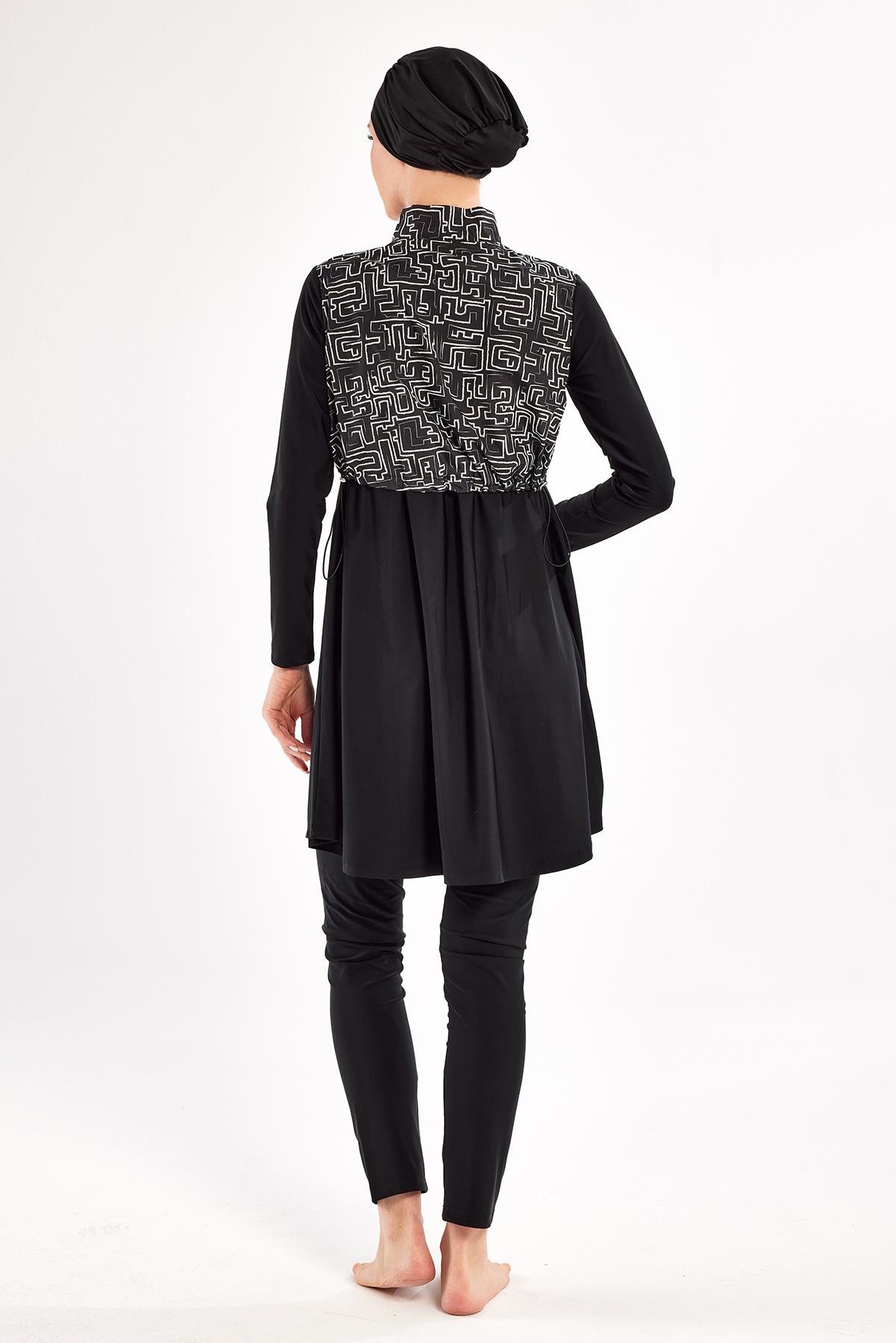 Adasea 4538 (251106) Kadın Zeyden Uzun Kollu Tesettür Mayo