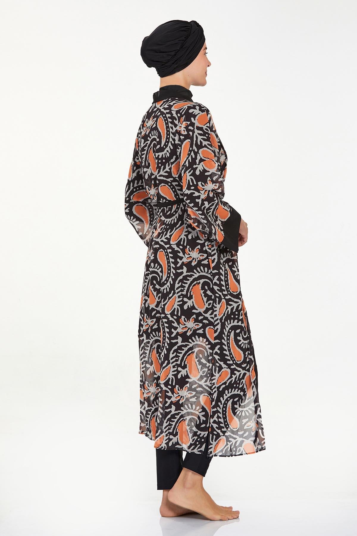 Adasea Siyah Kadın Pareo