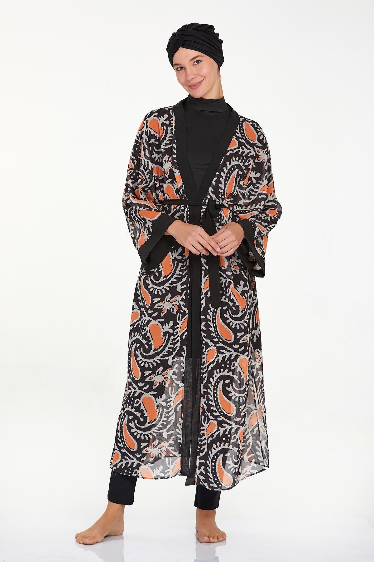 Adasea Siyah Kadın Pareo