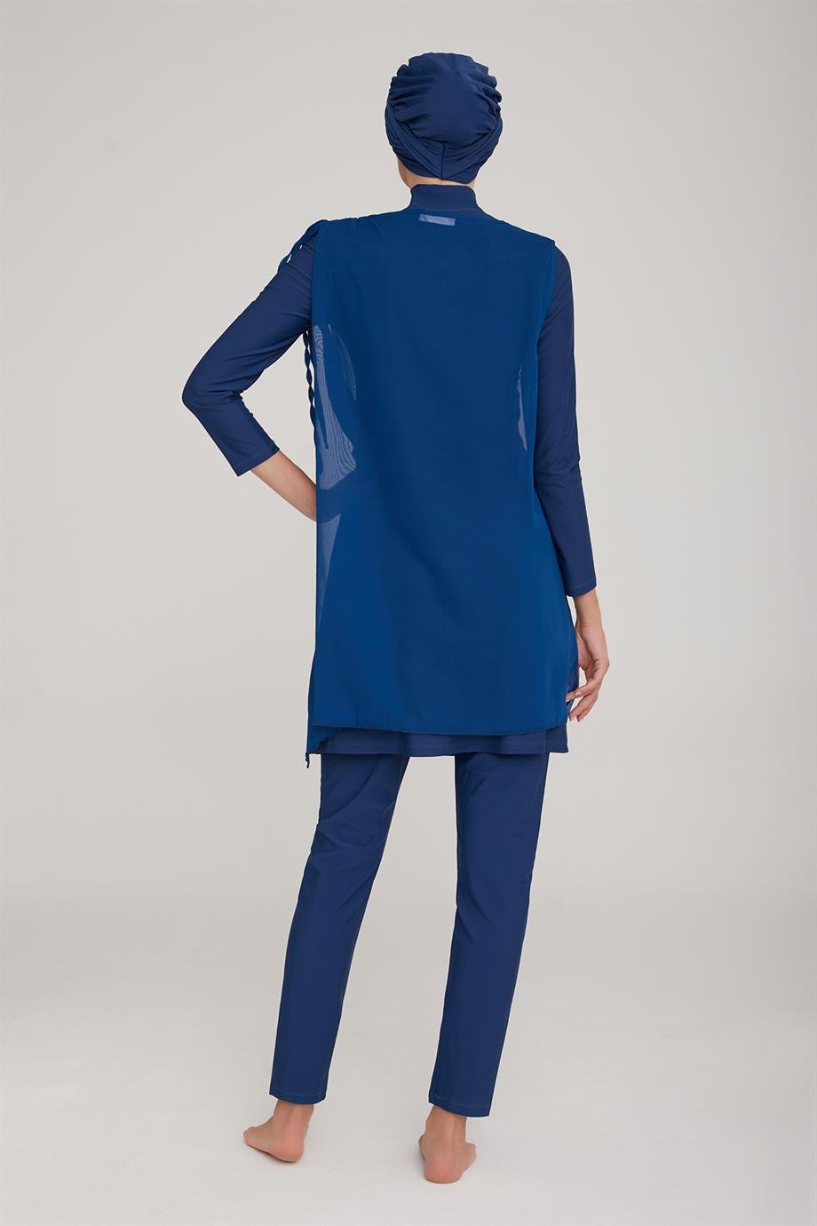 Adesea 4360 Kadın Uzun Kollu Likralı Tam Kapalı Tesettür Mayo