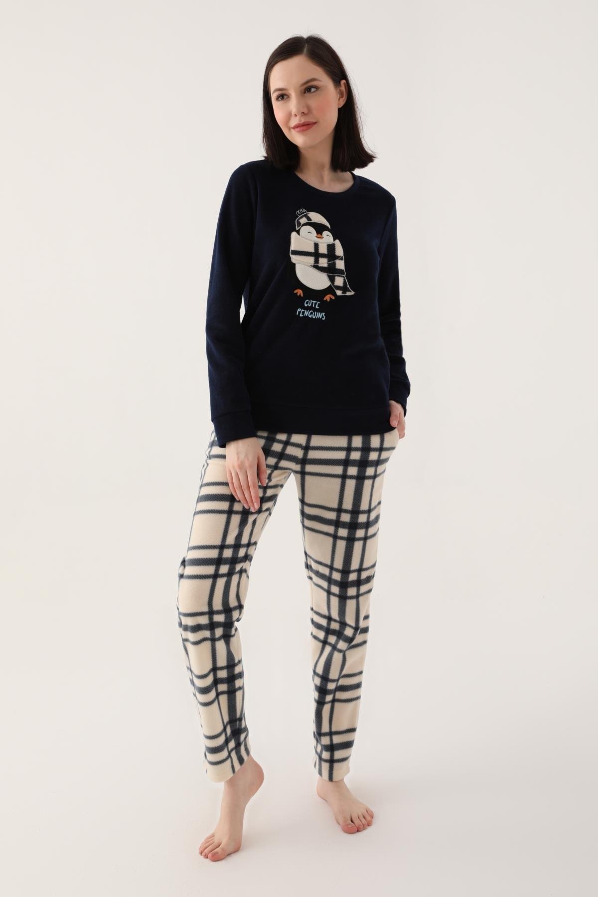 Arnetta 2662-2 Kız Çocuk Polar Pijama Takımı