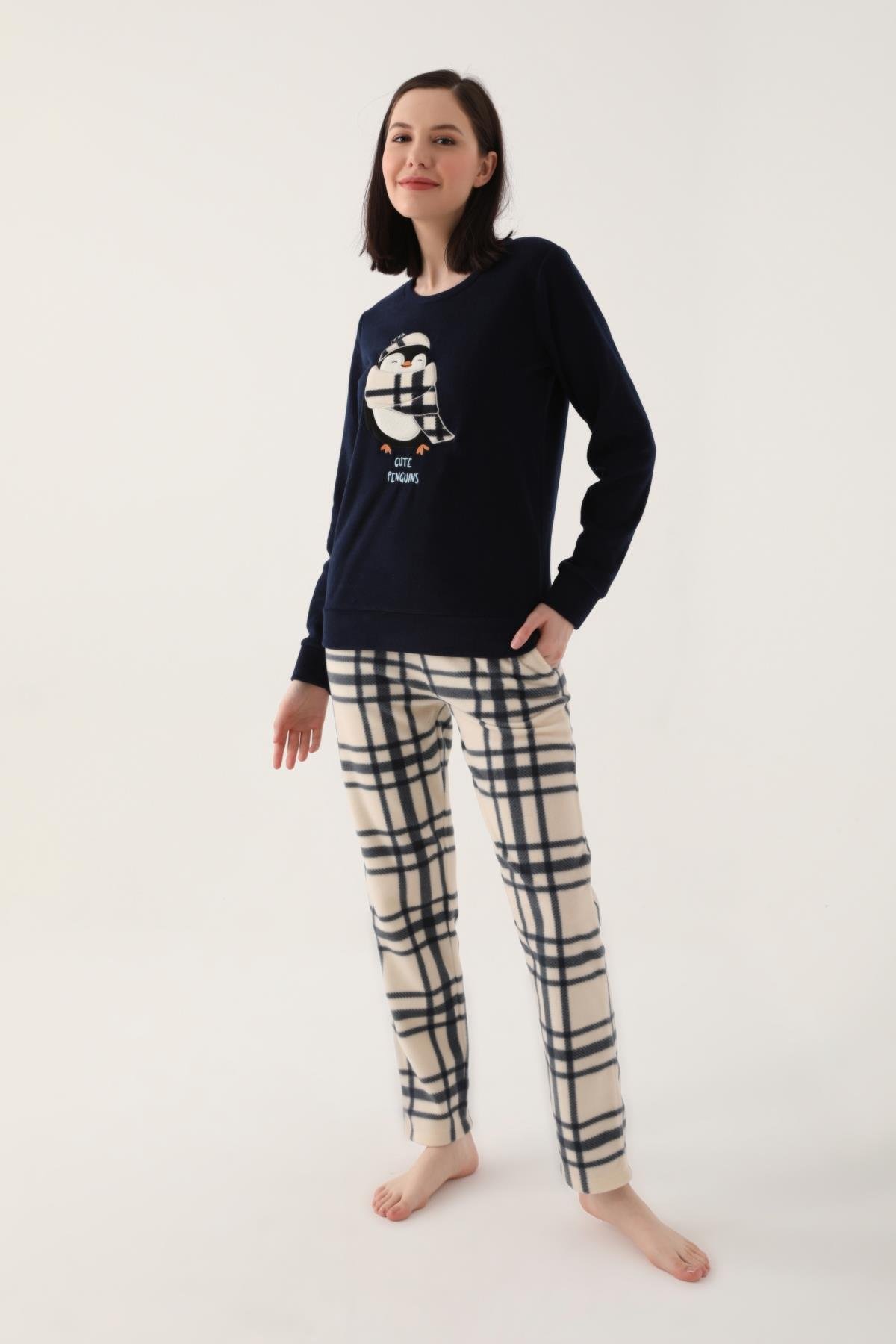 Arnetta 2662-2 Kız Çocuk Polar Pijama Takımı