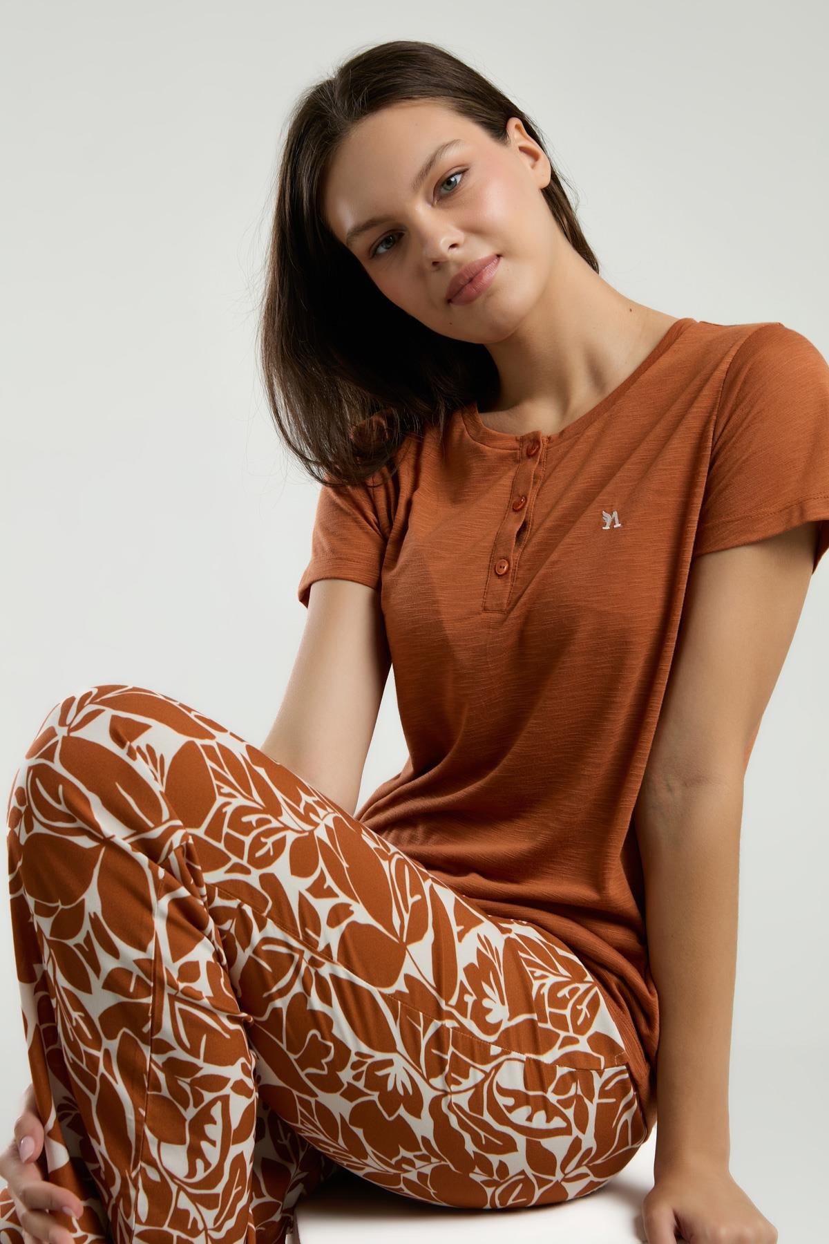 Arnetta AR3229-S Kadın Kısa Kollu Pijama Takım