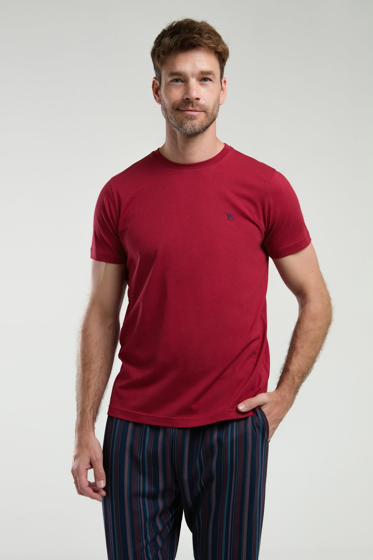 Arnetta AR3352-S Erkek Kısa Kollu Pijama Takım