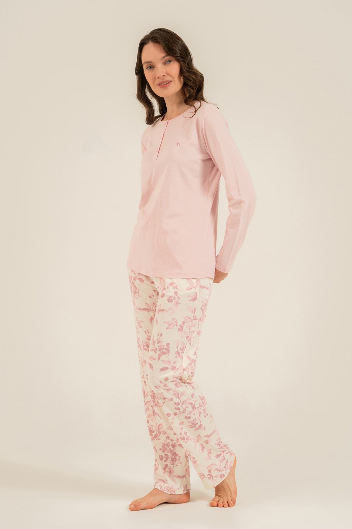 Arnetta AR3744-X Kadın Patlı Uzun Kol B.B.Pijama Takımı
