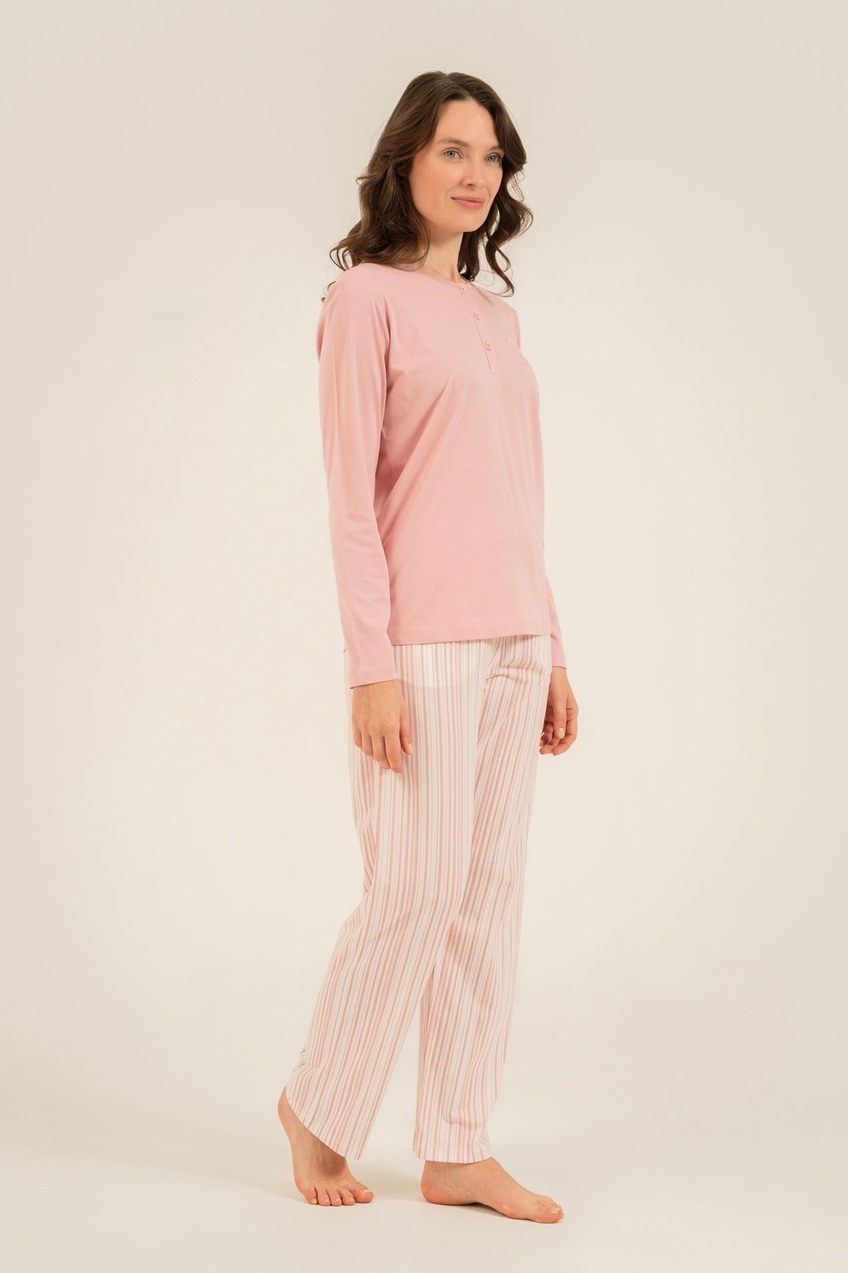 Arnetta AR3754-X Kadın Patlı Uzun Kol B.B.Pijama Takımı