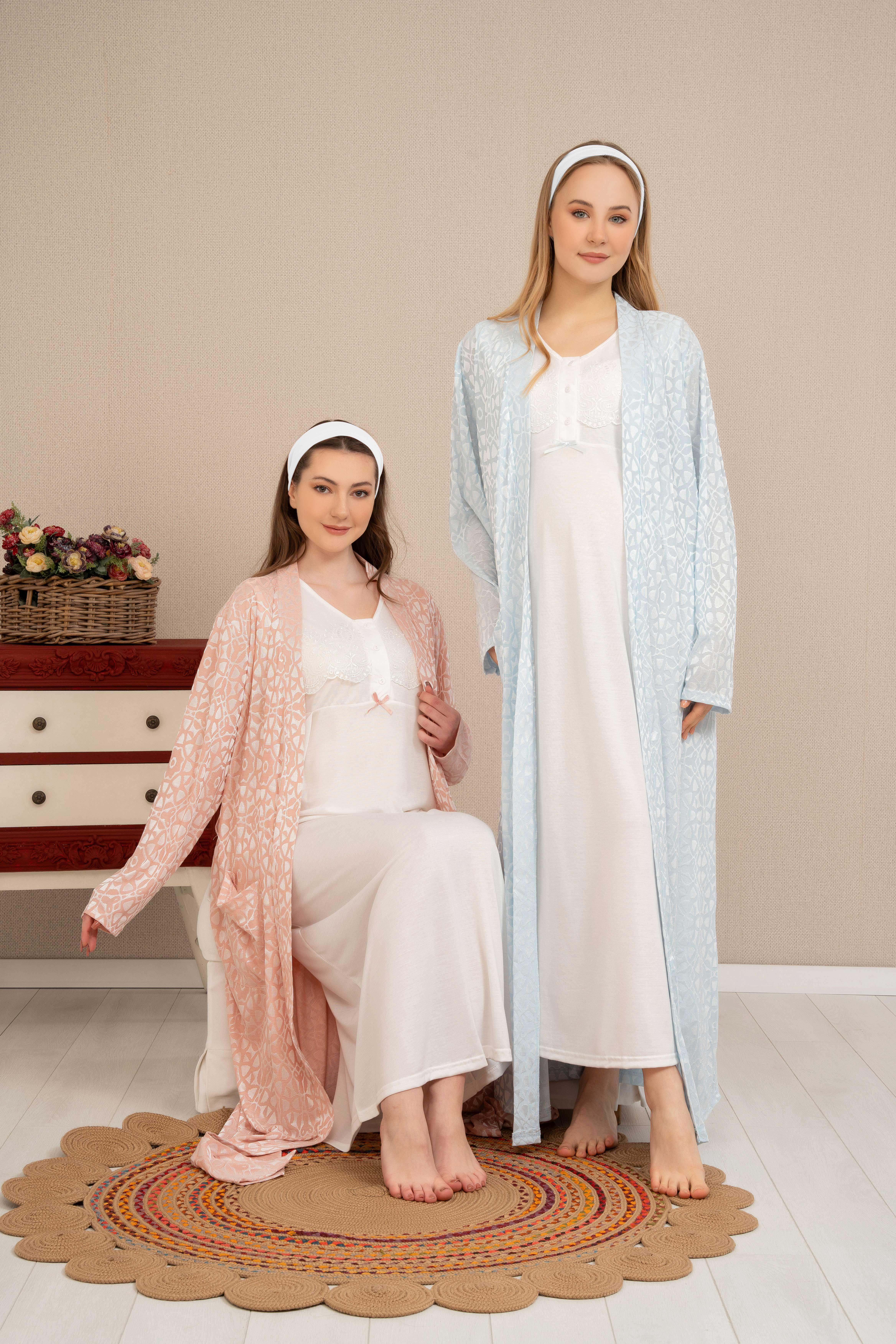 Baha 4510 Lohusa Gecelik Sabahlık Takım