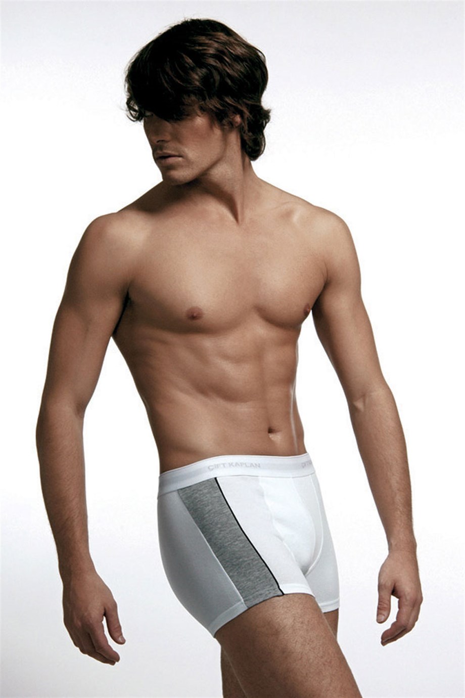 Çift Kaplan 850 Erkek Biyeli Elastanlı Boxer