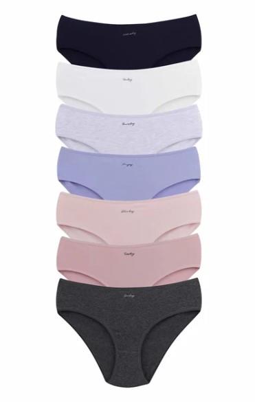 Dominant Kadın B.B. Desenli 7 li Külot