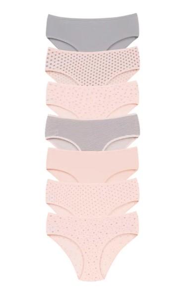 Dominant Kadın B.B. Desenli 7 li Külot