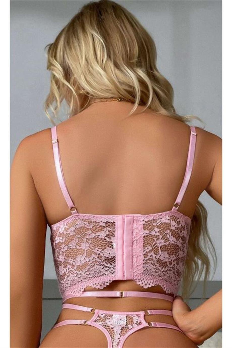 For Dreams Fantazi Dantelli Jartiyer Büstiyerli Takım