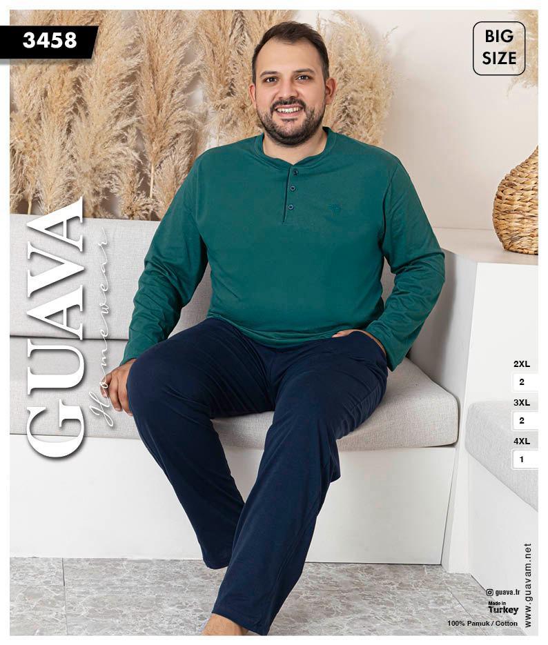 Guava 3458 Erkek B.B. Uzun Kollu Pijama Takımı