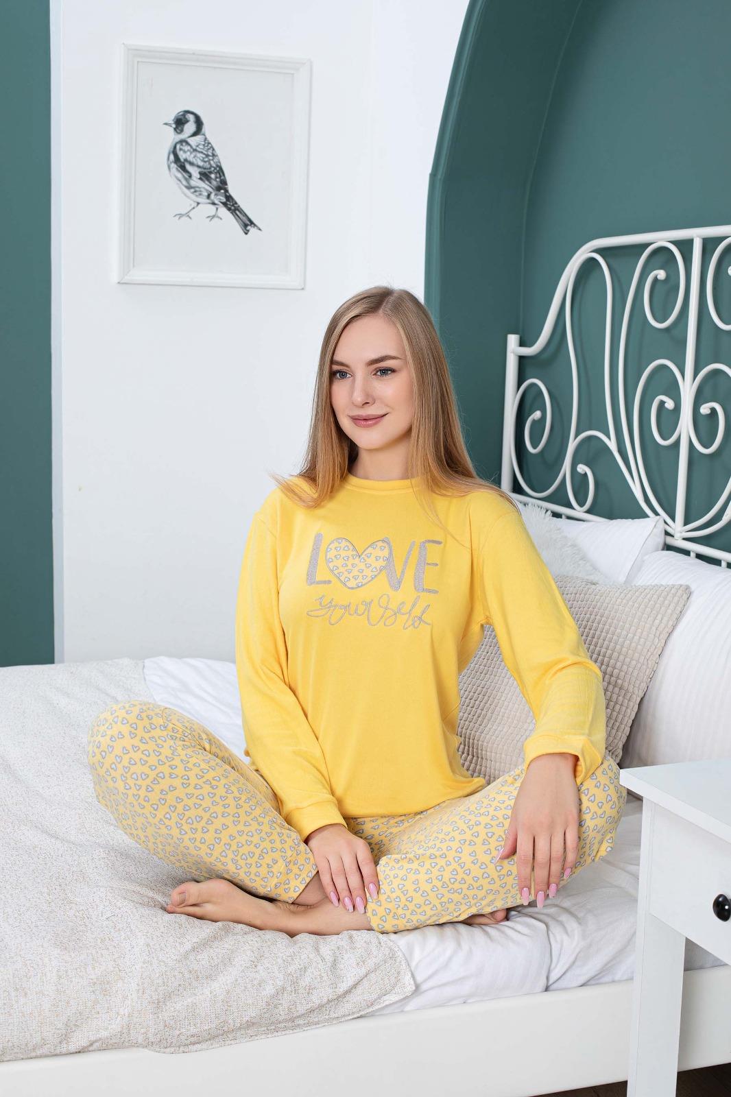 Guava 4274 Kadın Termal Uzun Kollu Pijama Takımı