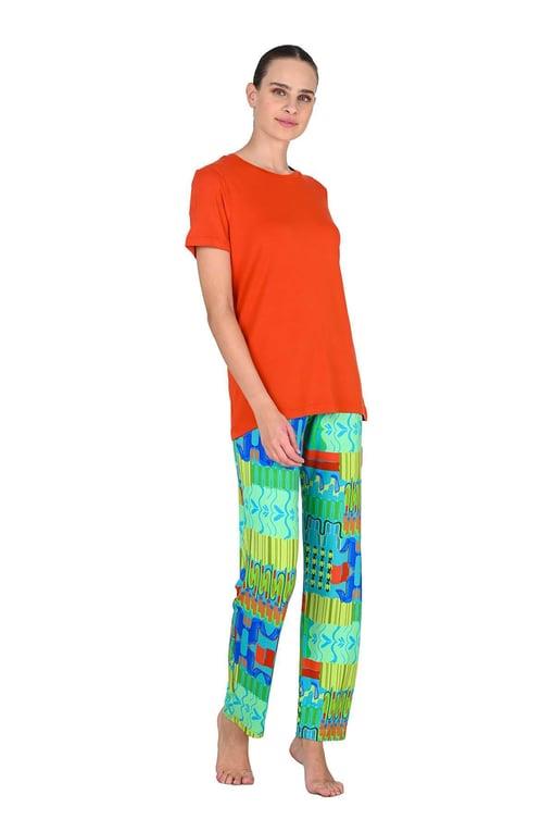 Jiber 10220 Kadın Kısa Kol Pijama Takımı