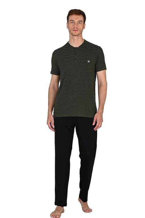 Jiber 15211 Erkek Kısa Kollu Pijama Takımı